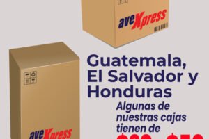 Cómo hacer envios de cajas para Honduras desde EEUU