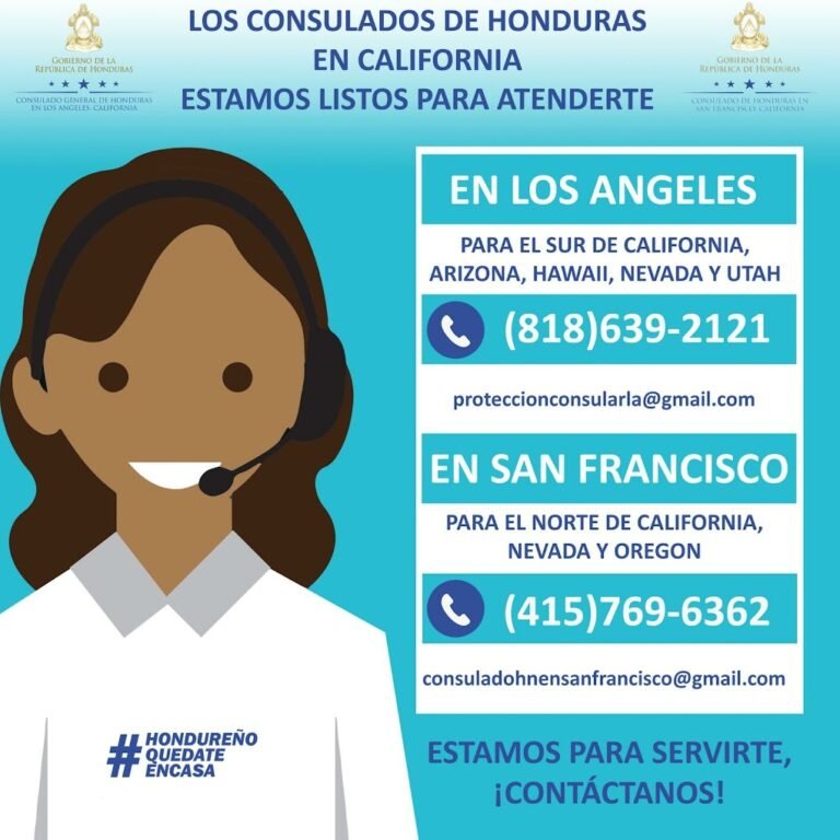 ᐉ Consulate of Honduras in San Francisco, Appointment and Phone Number